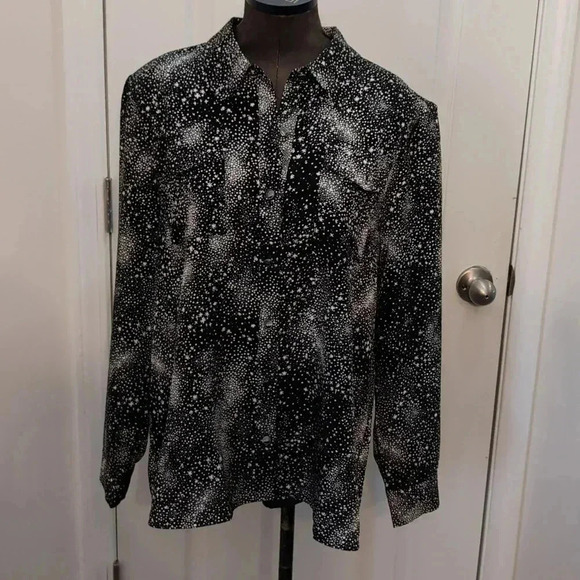 Karl lagerfeld Paris Star Print Long Sleeve Shirt - Picture 4 of 10